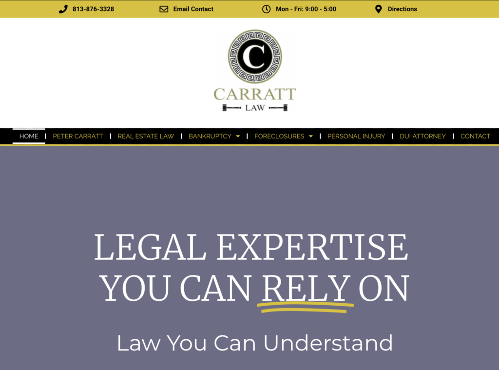 Pete Carratt Tampa Attorney