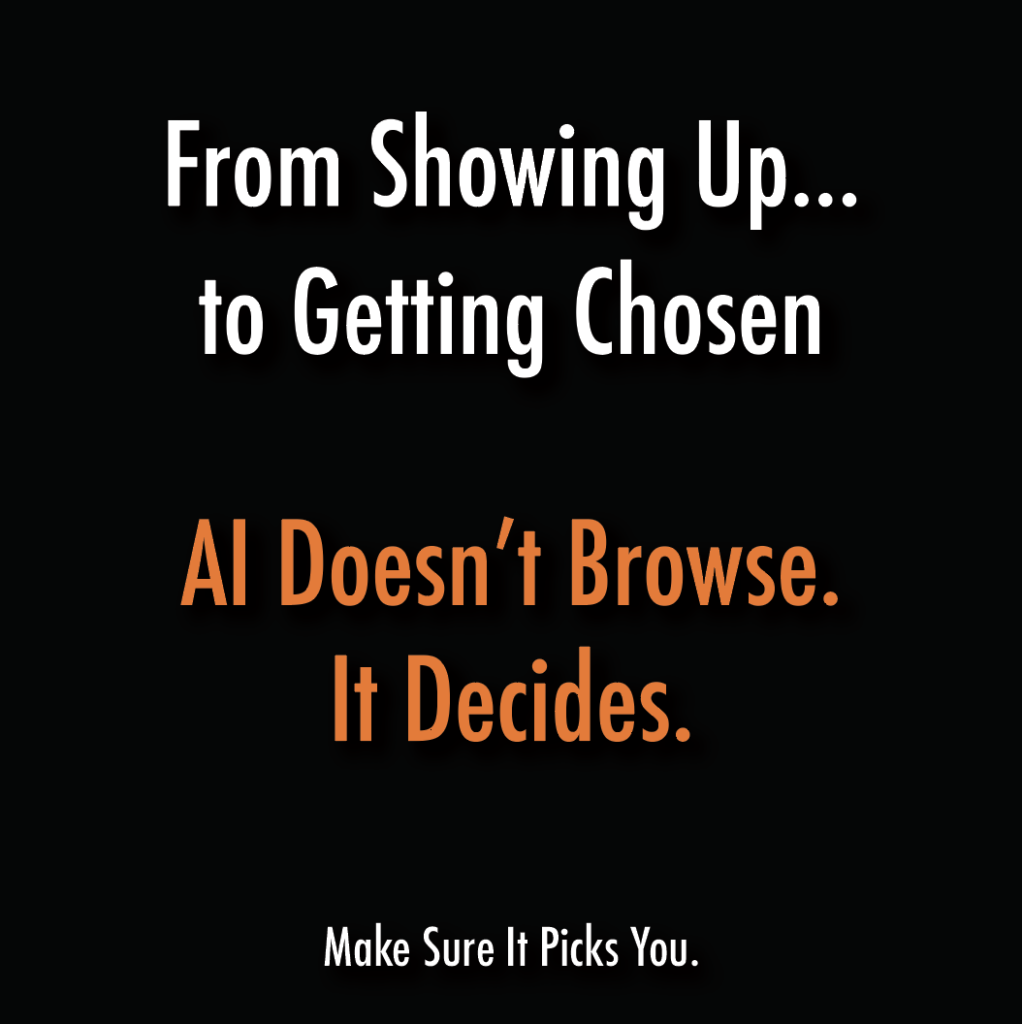 Make Sure It Picks You.